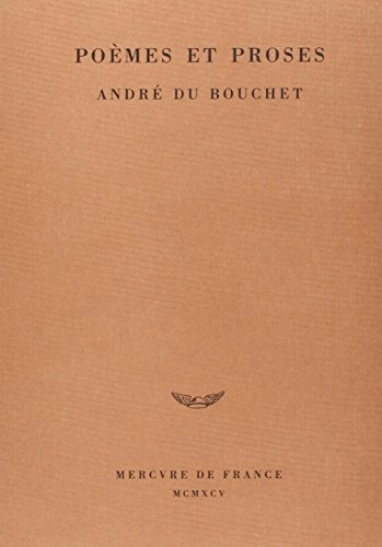 Poèmes et proses
