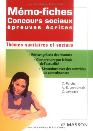 Concours sociaux épreuves écrites : thèmes sanitaires et sociaux