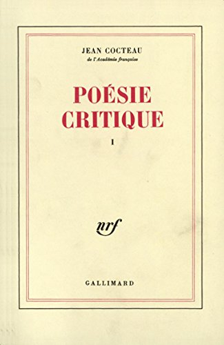 Poésie critique. Vol. 1