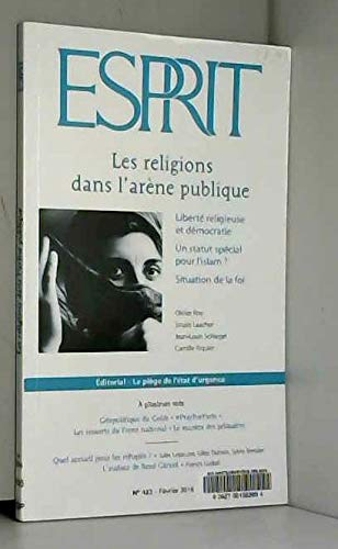 Esprit, n° 422. Les religions dans l'arène publique