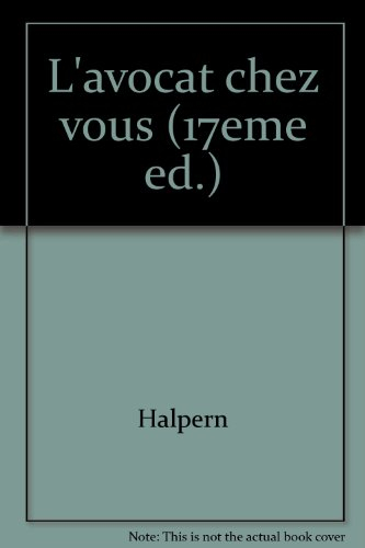 l'avocat chez vous. 17ème édition
