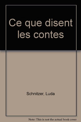 ce que disent les contes