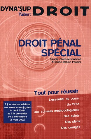 Droit pénal spécial