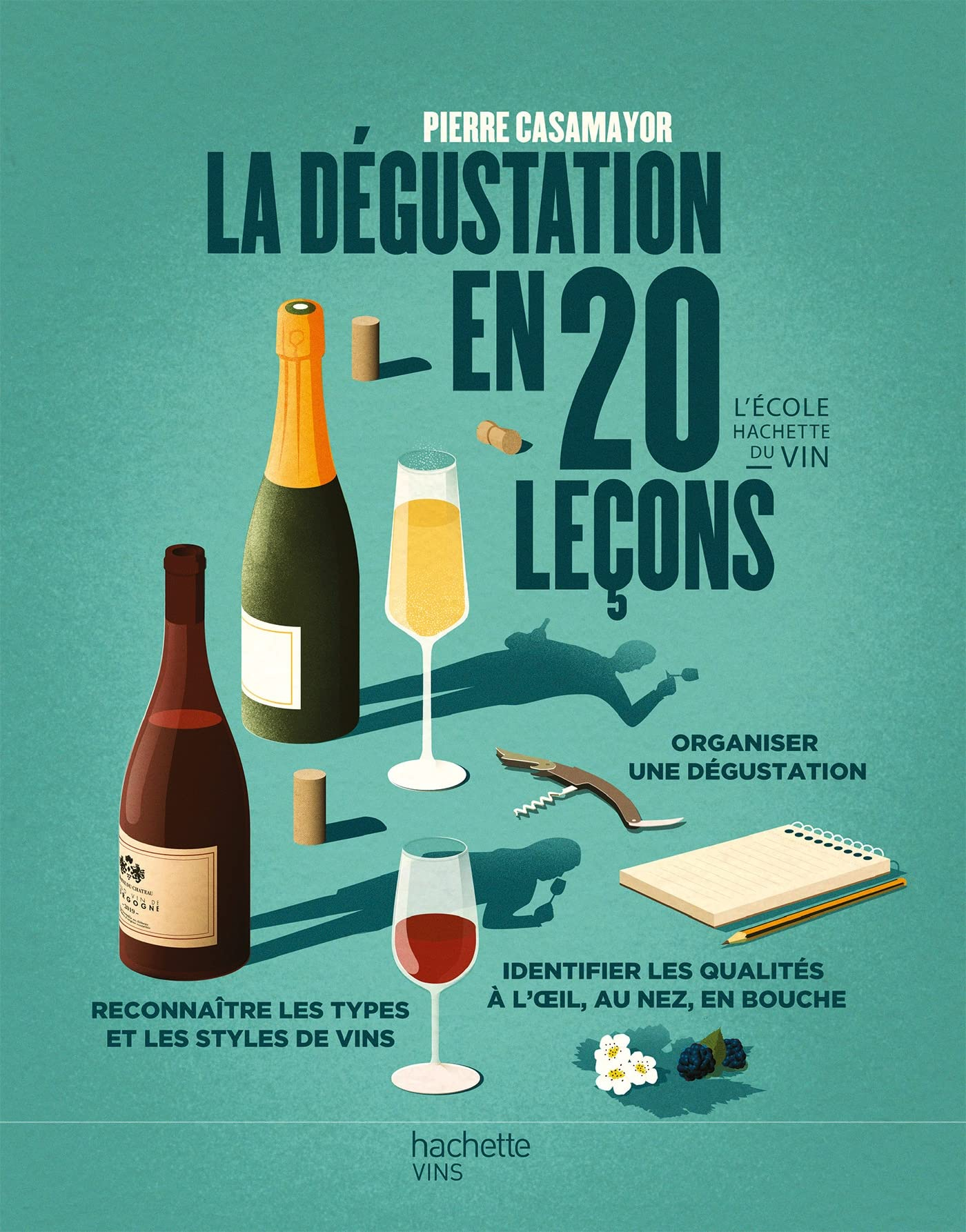 La dégustation en 20 leçons : organiser une dégustation, reconnaître les types et les styles de vins