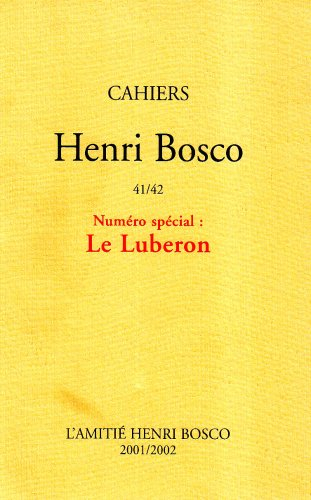 Cahiers Henri Bosco, n° 41-42
