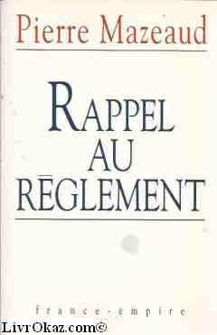 Rappel au règlement