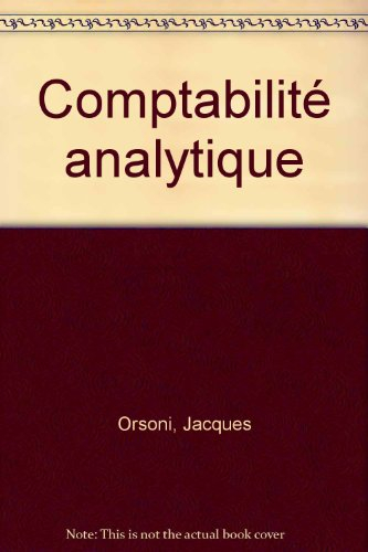 Comptabilité analytique