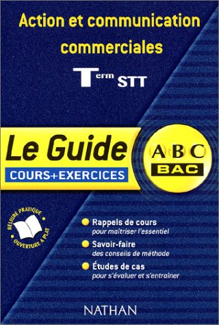 Action et communication commerciale, terminale STT