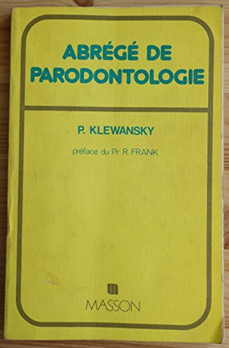 Abrégé de parodontologie
