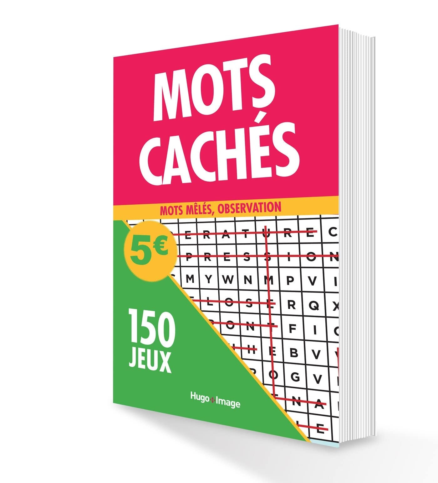 Mots cachés : mots mêlés, observation : 150 jeux