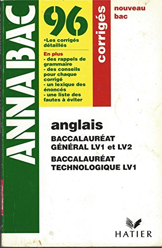 Anglais corriges
