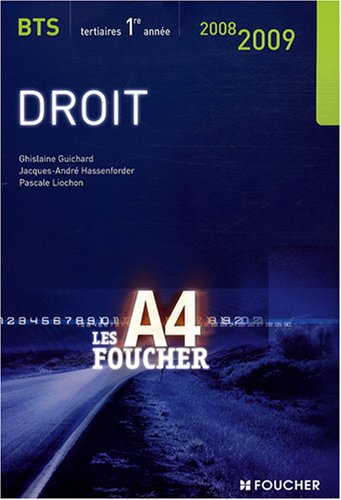 Droit, BTS tertiaires 1re année