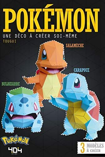 Pokémon : Bulbizarre, Salamèche, Carapuce : une déco à créer soi-même