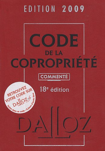 Code de la copropriété 2009 commenté