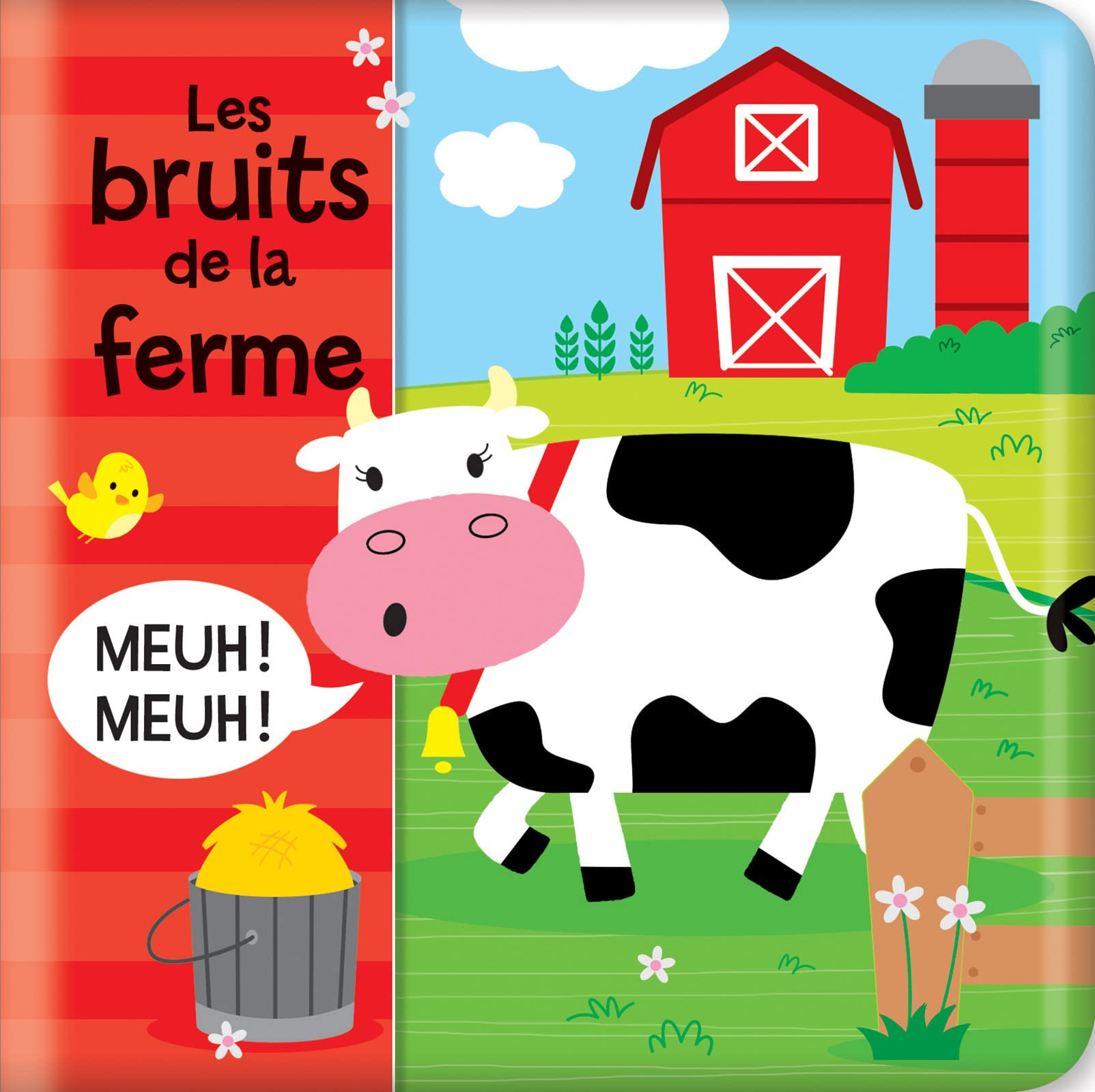 Les bruits de la ferme : Mon livre de bain