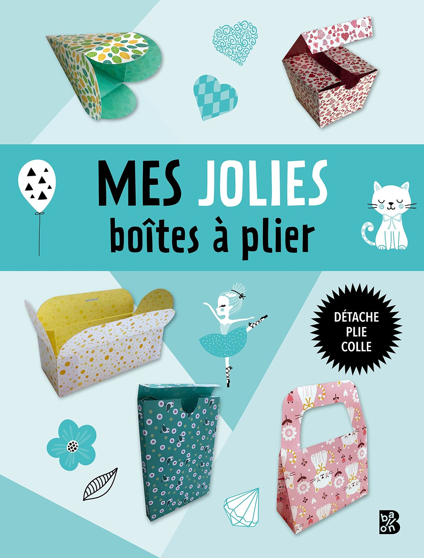Mes jolies boîtes à plier : bleu