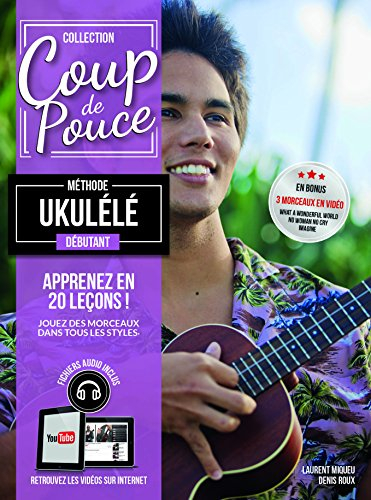Roux Denis Debutant Ukulele Uke Book/Cd French