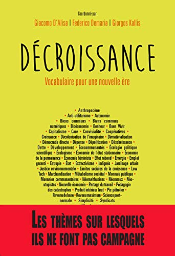 Décroissance : vocabulaire pour une nouvelle ère