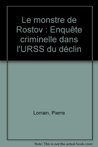 Le monstre de Rostov