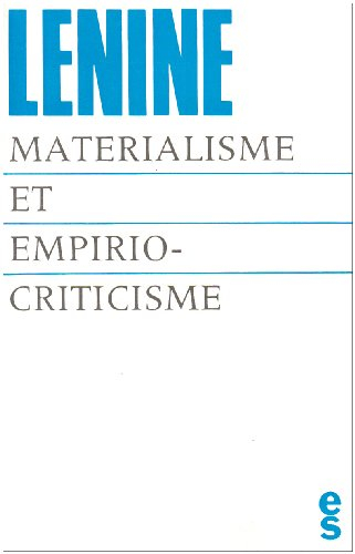 materialisme et empirio-criticisme.