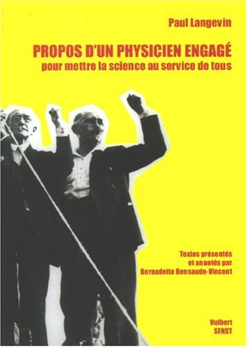 Propos d'un physicien engagé : pour mettre la science au service de tous