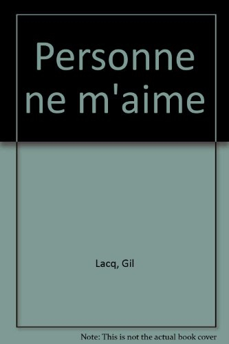 Personne ne m'aime