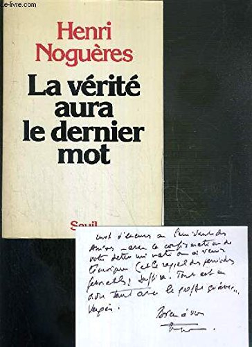 La Vérité aura le dernier mot