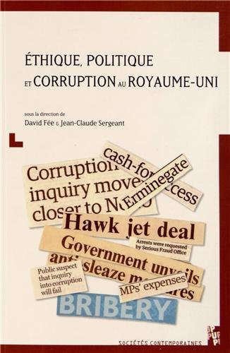Ethique, politique et corruption au Royaume-Uni