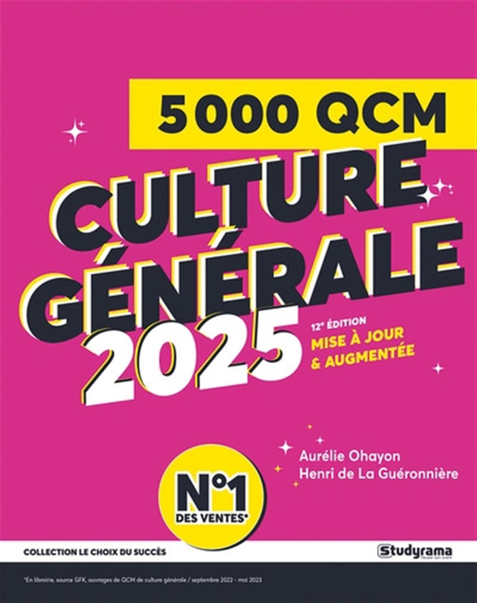 5.000 QCM de culture générale 2025 : préparez vos examens et concours, évaluez votre culture général