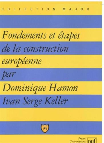 Fondements et étapes de la construction européenne