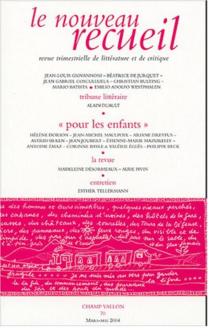 Nouveau recueil (Le), n° 70. Pour les enfants