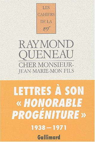 Cher monsieur-Jean-Marie mon fils : lettres 1938-1971