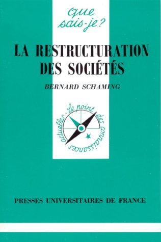 La restructuration des sociétés