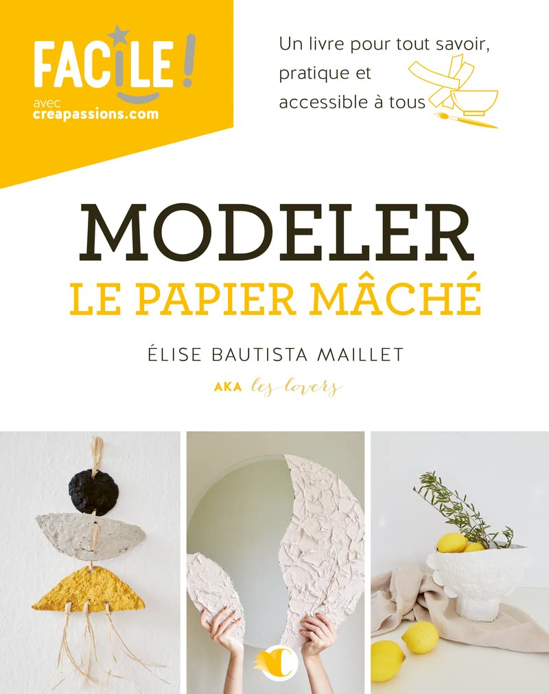 Modeler le papier mâché : un livre pour tout savoir, pratique et accessible à tous