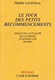 Le Jour des petits recommencements