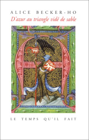 D'azur au triangle vidé de sable