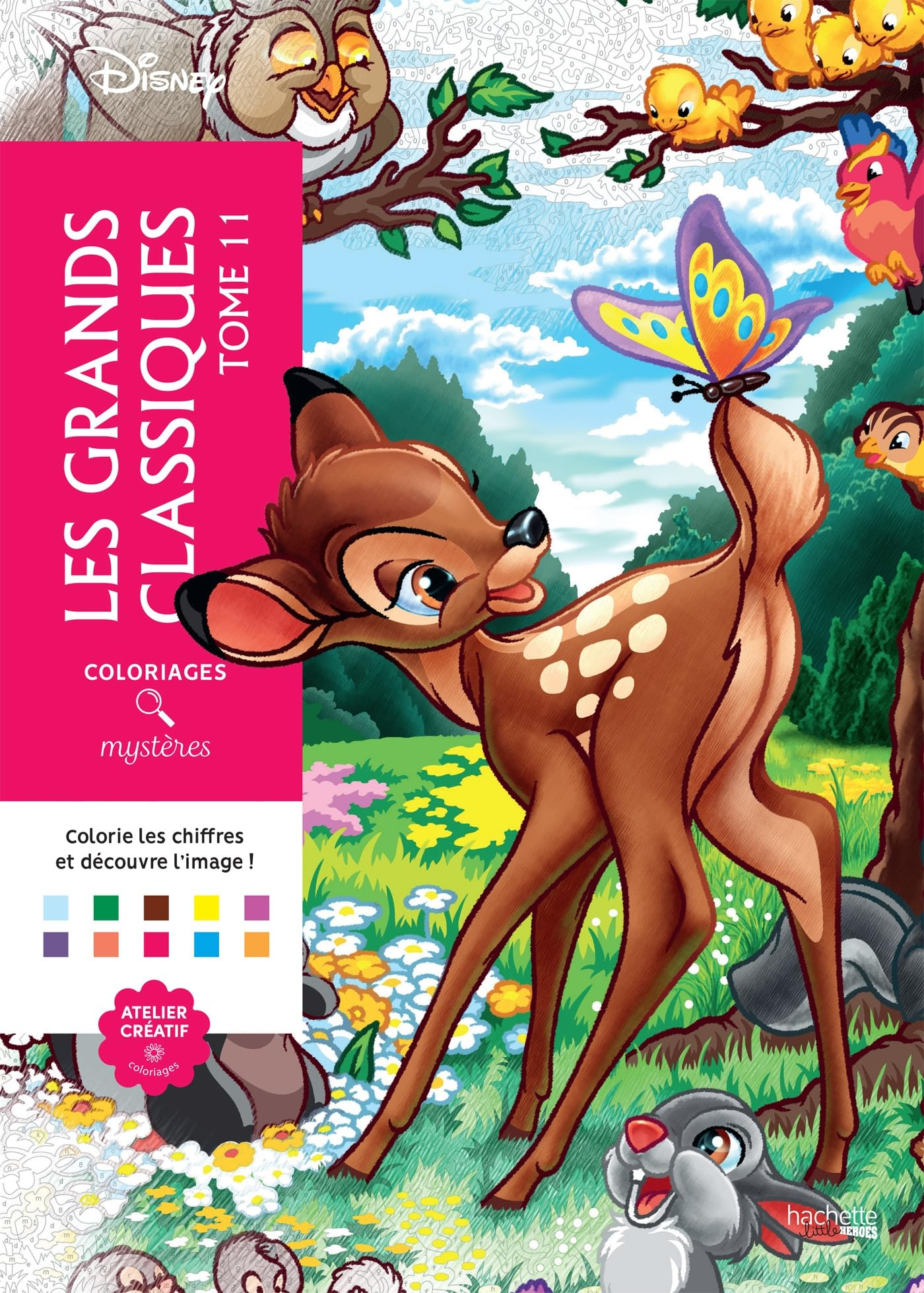 Coloriages mystères Disney : Les Grands classiques Tome 11