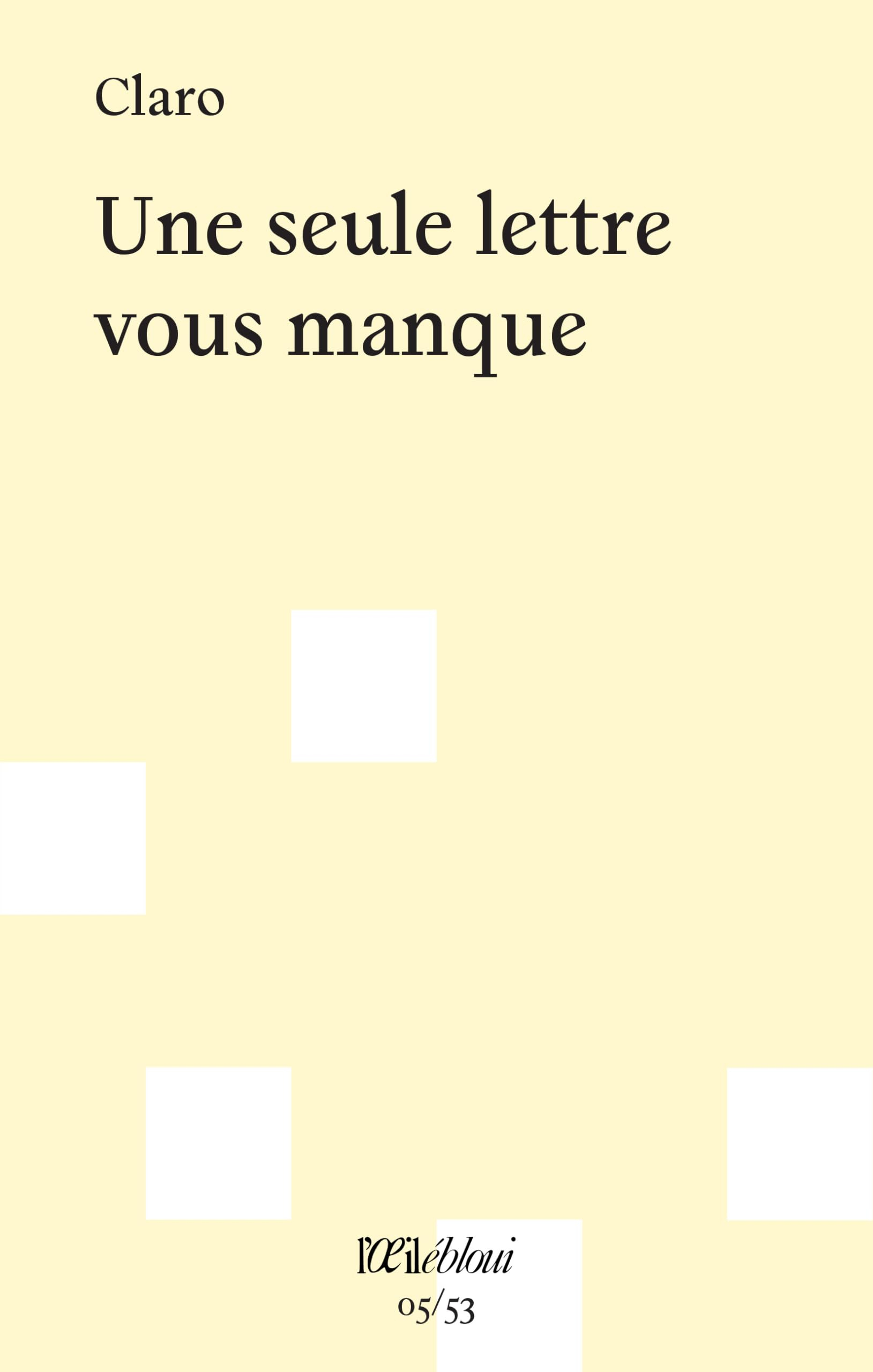Une seule lettre vous manque
