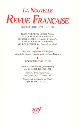 Nouvelle revue française, n° 512