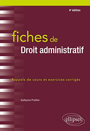 Fiches de droit administratif