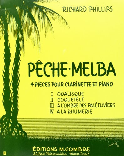 Pêche melba (4 pièces) pour Clarinette et piano