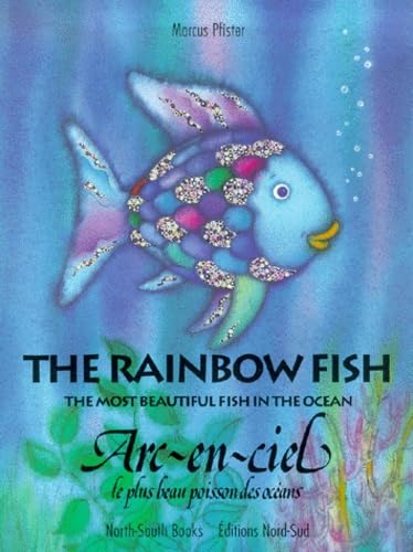 Arc-en-ciel le plus beau poisson, anglais français, broché