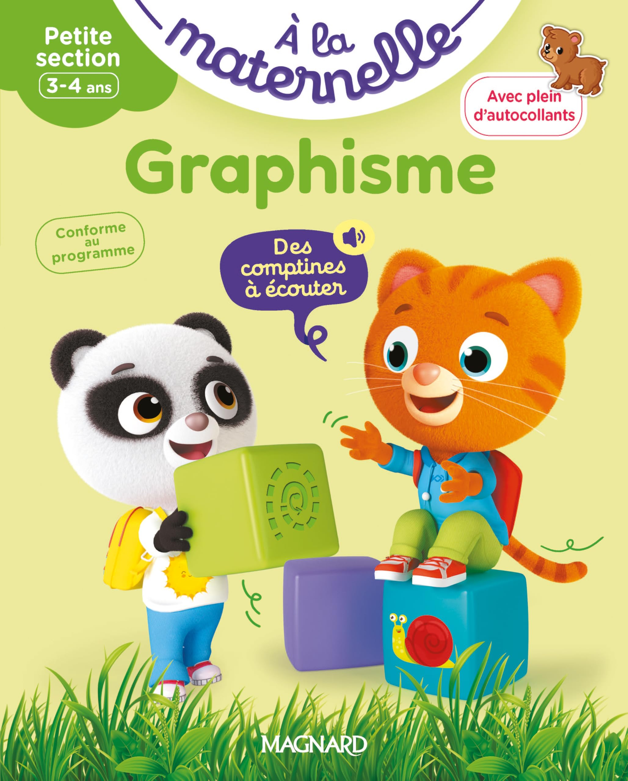 A la maternelle, graphisme, petite section, 3-4 ans : premiers pas vers l'écriture : conforme au pro