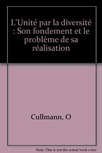 L'Unité par la diversité
