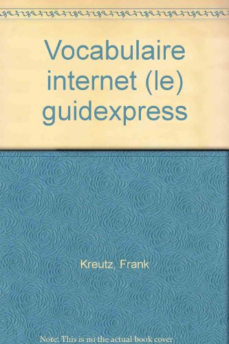 Le vocabulaire web