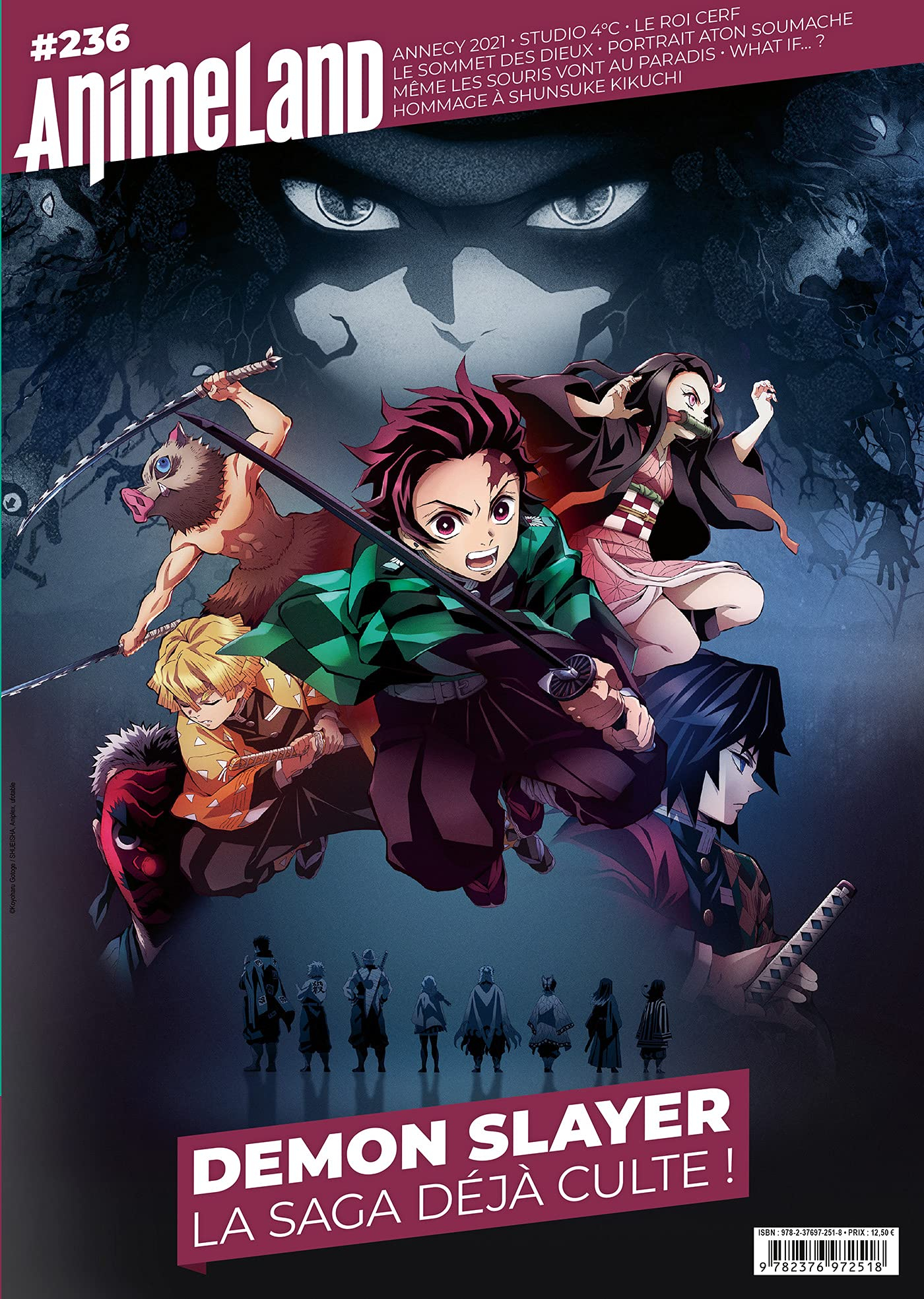 Anime land : le magazine français de l'animation, n° 236. Demon slayer : la saga déjà culte !