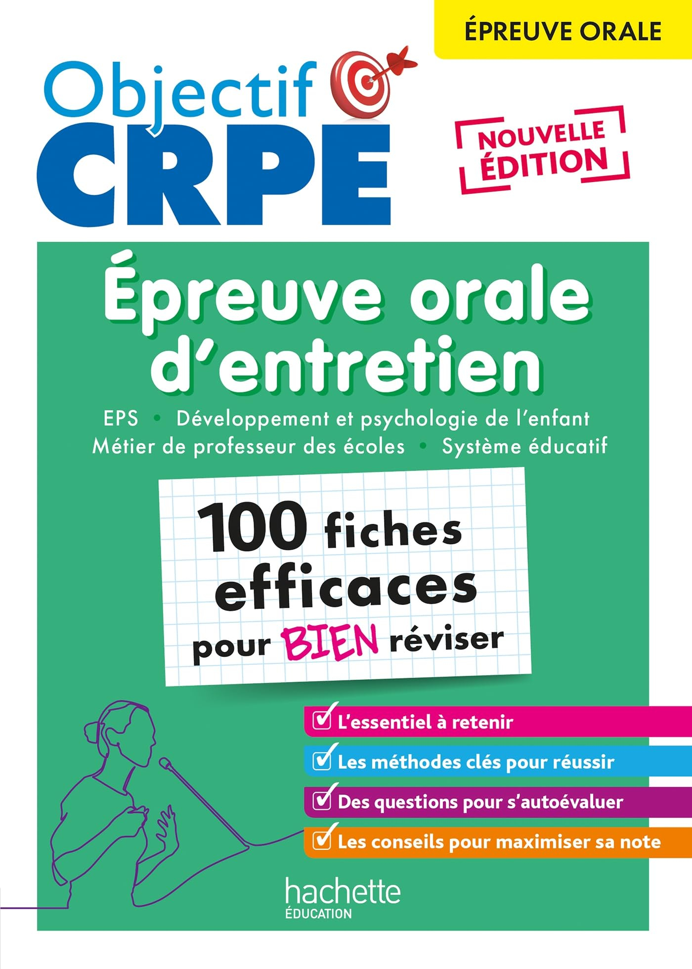 Epreuve orale d'entretien, 100 fiches efficaces pour bien réviser : EPS, développement et psychologi