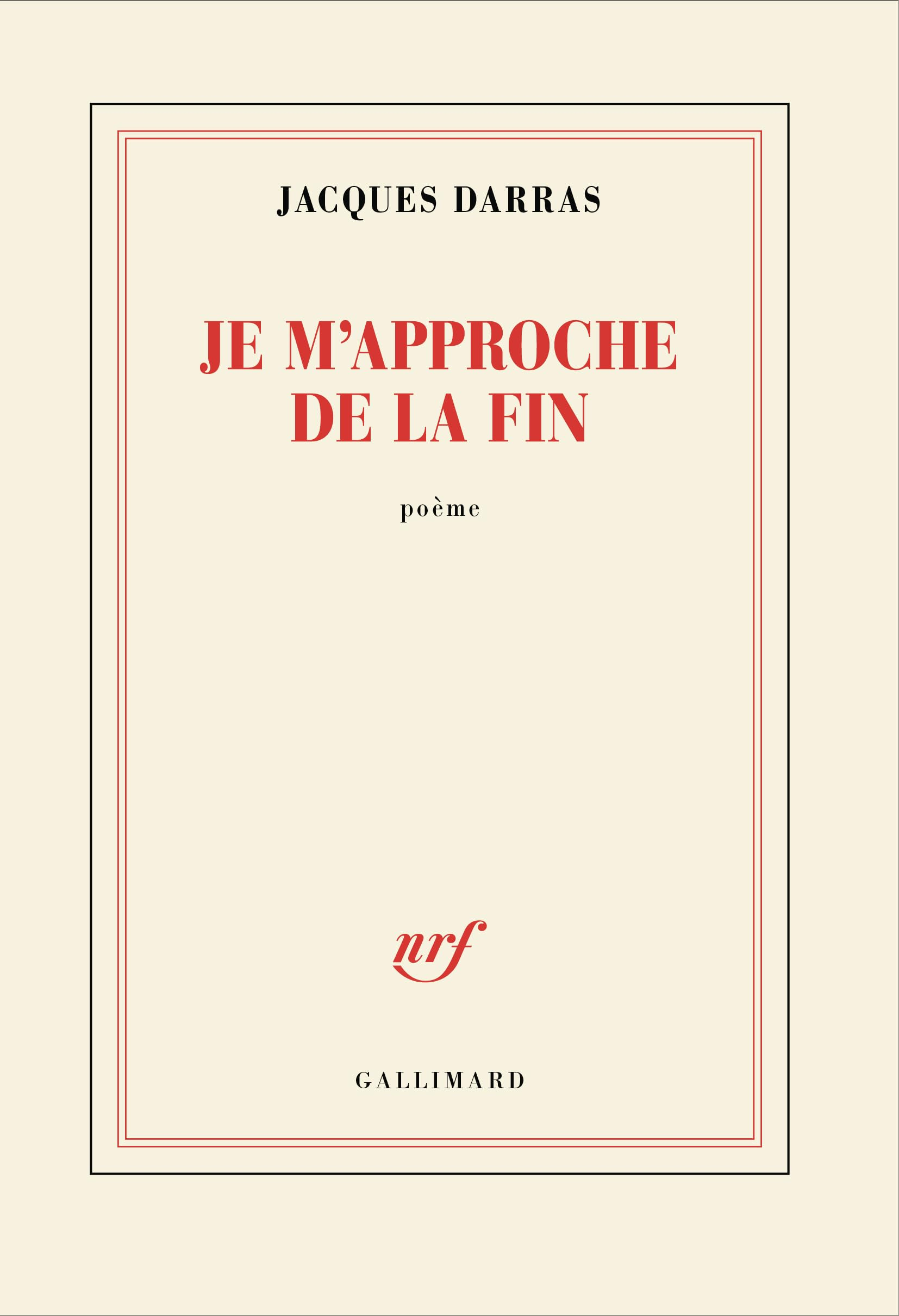 Je m'approche de la fin : poème parlant pensant dansant
