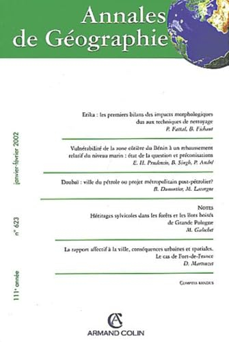Annales de géographie, n° 623