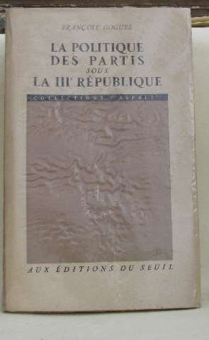 La politique des partis sous la Troisième République